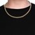 Semi Solid Miami Cuban Chain in 14k Yellow Gold (6.60 mm)