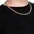 Semi Solid Miami Cuban Chain in 14k Yellow Gold (6.60 mm)