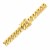 Semi Solid Miami Cuban Chain in 14k Yellow Gold (6.60 mm)