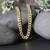 Semi Solid Miami Cuban Chain in 14k Yellow Gold (6.60 mm)