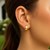 Small Snuggable Earrings in 14k TwoTone Gold