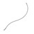 14K White Gold Sparkle Spring Chain Bracelet (2.10 mm)