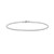 14K White Gold Sparkle Spring Chain Bracelet (2.10 mm)