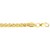Diamond Cut Round Franco Bracelet in 14k Yellow Gold  (4.10 mm)