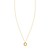 14K Tri Color Gold Trinity Chain Necklace