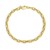 14K Yellow Gold Mens French Cable Link Bracelet
