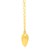 Sterling Silver Gold Plated Large Puffed Heart Long Necklace