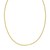 Sterling Silver Gold Plated French Cable Chain (2.80 mm)