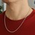Diamond Cut Rope Chain in 925 Sterling Silver (1.40 mm)