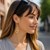 10k TwoTone Gold Cutout Heart Chain Dangling Earrings