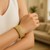 14k Yellow Gold Bold Diamante Flex Bracelet (17.10 mm)