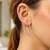 Classic Hoop Earrings in 14k White Gold (2x30mm)