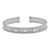 Pallina Cuff Bangle in 14K White Gold (9.00 mm)