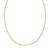 Sterling Silver Gold Plated French Cable Chain (3.40 mm)