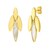 14K Yellow Gold La Grand Dame Earrings
