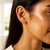 Round Shiny Stud Earrings in 10k Yellow Gold (4mm)