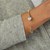 14K Two Tone Gold Diamond Heart Tubogas Cuff