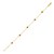 14K Yellow Gold Citrine Station Bracelet