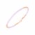 14k Rose Gold High Polish Freshwater Pearl Pallina Bead Bracelet (2.00 mm)