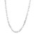 Sterling Silver Rhodium Plated French Cable Chain (5.60 mm)