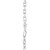 Sterling Silver Rhodium Plated French Cable Chain (5.60 mm)
