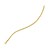 14K Yellow Gold Sparkle Spring Chain Bracelet (2.70 mm)