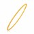 Fancy Textured Thin Stackable Bangle in 14k Yellow Gold (3.00 mm)