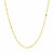 Diamond-Cut Alternating Bead Chain in 14k Yellow Gold (1.10 mm)
