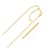 Adjustable Wheat Chain in 14k Yellow Gold (1.00 mm)