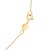 14K Yellow Gold Mini Diamond W Initial Pendant Necklace