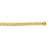Semi Solid Miami Cuban Chain in 14k Yellow Gold (6.10 mm)