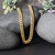 Semi Solid Miami Cuban Chain in 14k Yellow Gold (6.10 mm)