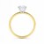 2 Carat Radiant Lab Grown IGI G/VS1 Diamond Solitaire Ring in 14K Yellow Gold