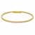 Ice Barrel Bracelet in 14k Two Tone Gold (2.70 mm)