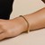 Two Row Rope Bracelet in 14k Yellow Gold (3.40 mm)
