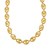 Puffed Mariner Link 12mm Necklace in 14K Yellow Gold