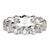 Round Cut Lab Grown Diamond Eternity Ring in 14k White Gold (6 cttw FG/VS2)