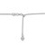 Adjustable Popcorn Chain in 14k White Gold (1.00 mm)