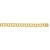 Double Link Solid Charm Bracelet in 14k Yellow Gold  (10.00 mm)