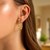 Twist Yellow Gold Hoop Earrings in 14k Gold (25mm)