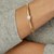 14K Two Tone Diamond Square Tubogas Cuff