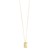 14K Yellow Gold Helium Initial E Pendant