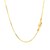 Octagonal Shiny Snake Chain in 14K Yellow Gold (1.0 mm)