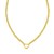 14K Yellow Gold Heart Lock Charm Necklace (5.80 mm)