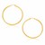 Classic Hoop Earrings in 14k Yellow Gold (1.5x30mm)