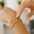 Oval Rolo Bracelet in 14k Yellow Gold  (4.60 mm)