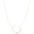 14K Yellow Gold Yours Truly Large Initial C Necklace