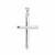 Sterling Silver Polished Cross Pendant