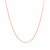 Diamond Cut Cable Link Chain in 14k Rose Gold (1.10 mm)