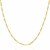 Solid Figaro Chain in 14k Yellow Gold (1.90 mm)